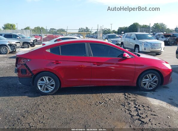 KMHD84LF5LU936836 2020 HYUNDAI ELANTRA Red უკანა სალონის ხედი
