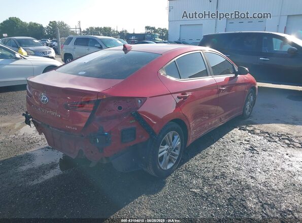 KMHD84LF5LU936836 2020 HYUNDAI ELANTRA Red უკანა მარჯვენა