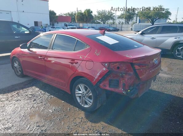 KMHD84LF5LU936836 2020 HYUNDAI ELANTRA Red უკანა მარცხენა