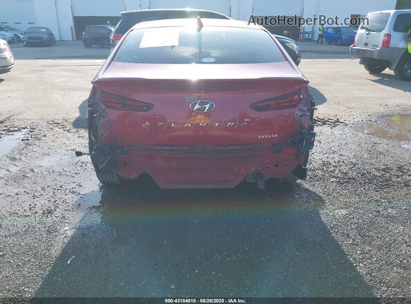 KMHD84LF5LU936836 2020 HYUNDAI ELANTRA Red წინა ხედი