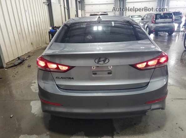 KMHD84LF9JU633376 2018 HYUNDAI ELANTRA Gray 