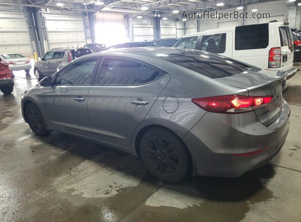 KMHD84LF9JU633376 2018 HYUNDAI ELANTRA Gray 