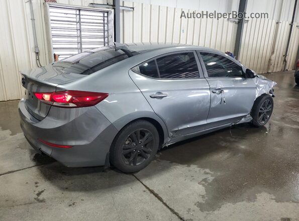 KMHD84LF9JU633376 2018 HYUNDAI ELANTRA Gray 