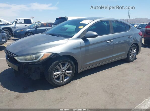 KMHD84LFXJU513120 2018 HYUNDAI ELANTRA Серебряный 