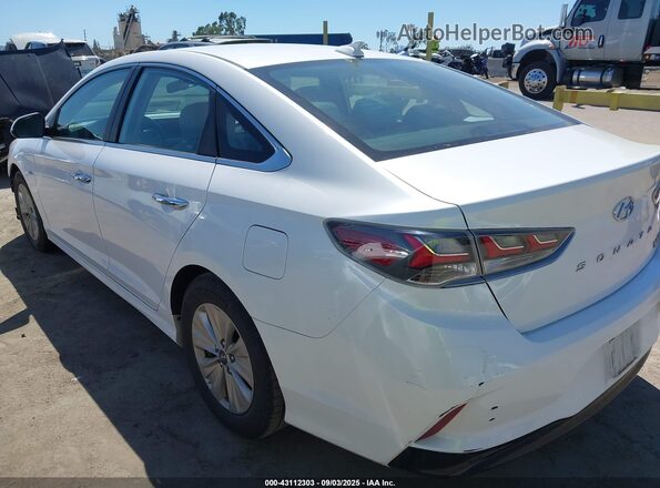 KMHE24L37JA078778 2018 HYUNDAI SONATA HYBRID White 