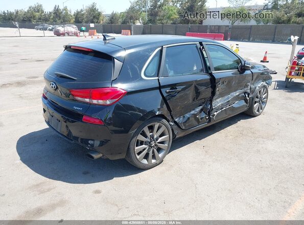 KMHH55LC1JU011604 2018 HYUNDAI ELANTRA GT Black 