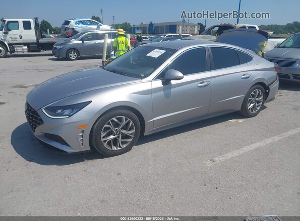 KMHL64JA4MA147444 2021 HYUNDAI SONATA Silver 