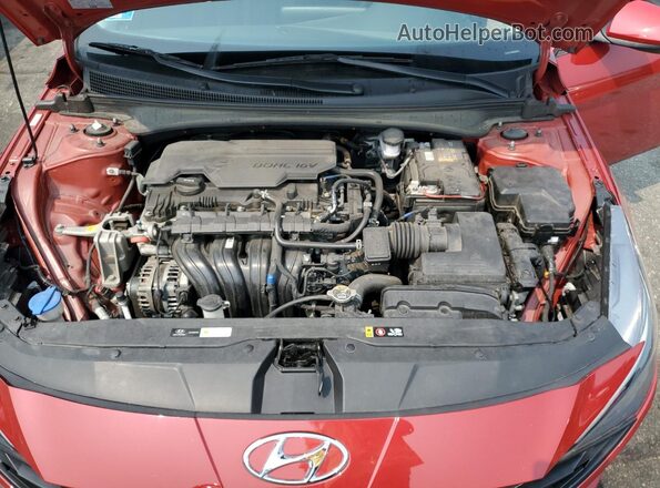 KMHLL4AG3PU444723 2023 HYUNDAI ELANTRA Red Սալոնի հետևի տեսք