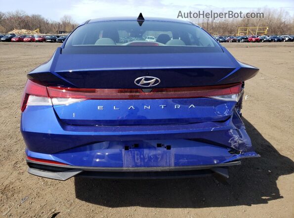 KMHLL4AG4PU539470 2023 HYUNDAI ELANTRA Blue Rear view