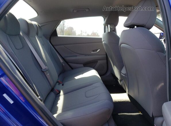 KMHLL4AG4PU539470 2023 HYUNDAI ELANTRA Blue Rear seats view
