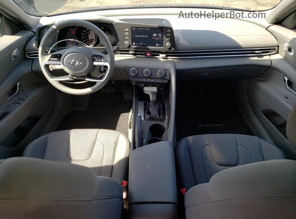 KMHLL4AG4PU539470 2023 HYUNDAI ELANTRA Blue Dashboard view