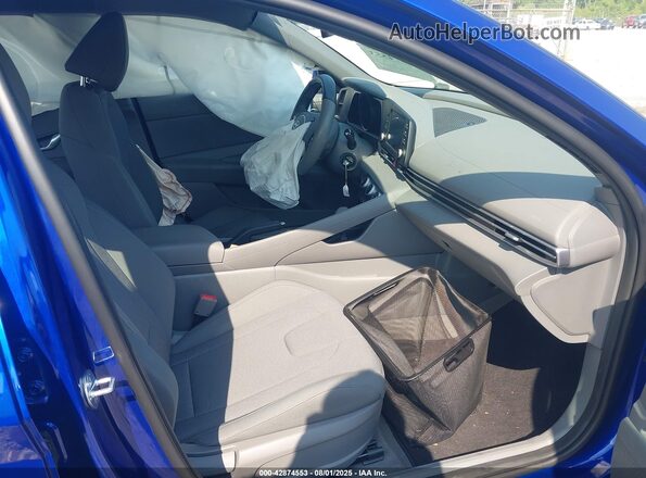 KMHLL4AGXPU540459 2023 HYUNDAI ELANTRA Dark Blue Vista interior delantera