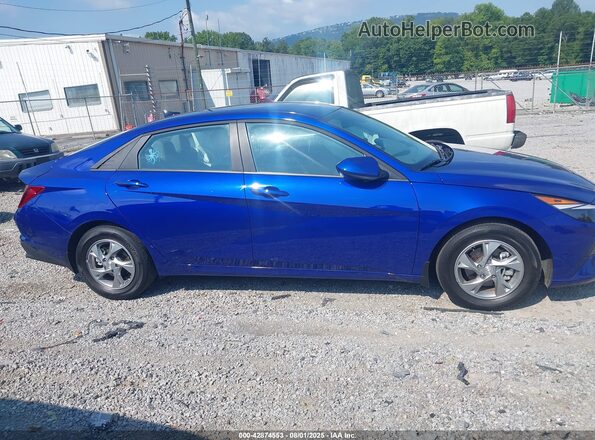 KMHLL4AGXPU540459 2023 HYUNDAI ELANTRA Dark Blue Vista interior trasera