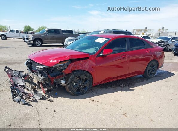 KMHLM4AJ4PU043240 2023 HYUNDAI ELANTRA Red 