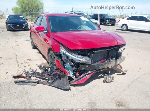 KMHLM4AJ4PU043240 2023 HYUNDAI ELANTRA Red 