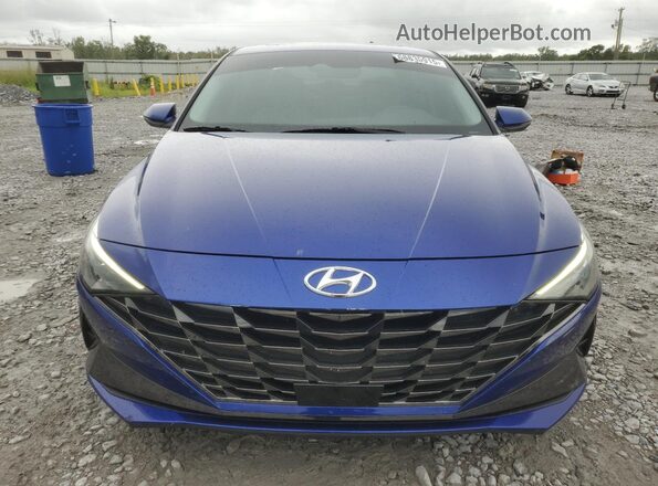 KMHLP4AG2MU072629 2022 HYUNDAI ELANTRA Blue Вид спереду