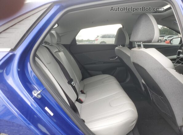 KMHLP4AG2MU072629 2022 HYUNDAI ELANTRA Blue Вид задніх сидінь