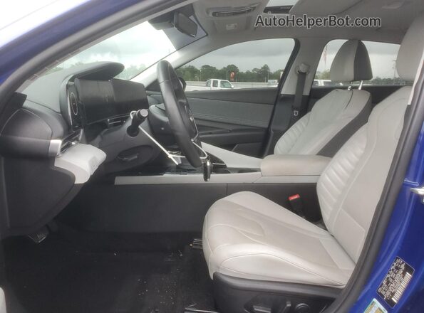 KMHLP4AG2MU072629 2022 HYUNDAI ELANTRA Blue Вид салону спереду