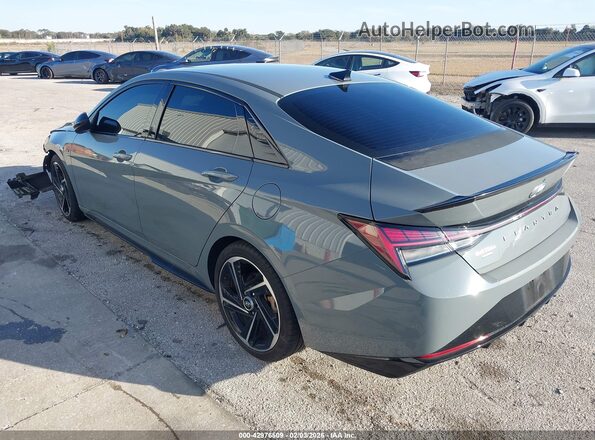 KMHLR4AF0NU327670 2022 HYUNDAI ELANTRA Gray Tył lewy
