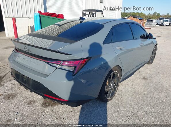 KMHLR4AF0NU327670 2022 HYUNDAI ELANTRA Gray Tył prawy