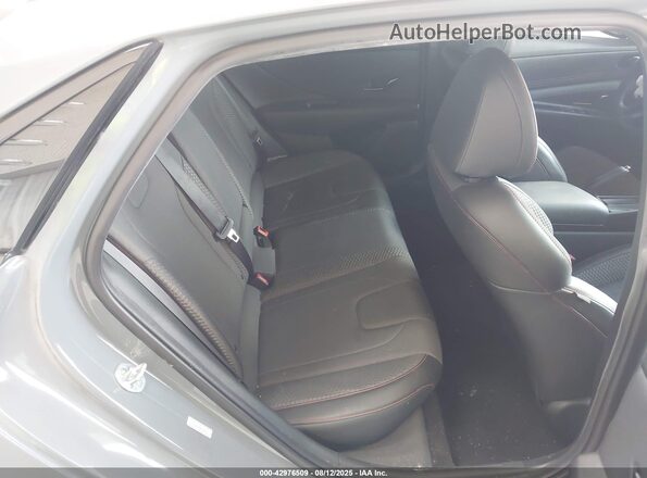 KMHLR4AF0NU327670 2022 HYUNDAI ELANTRA Gray Widok naklejki z numerem VIN