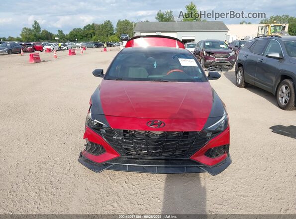 KMHLR4AF2NU231796 2022 HYUNDAI ELANTRA Red 