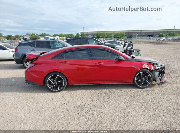KMHLR4AF2NU231796 2022 HYUNDAI ELANTRA Red 