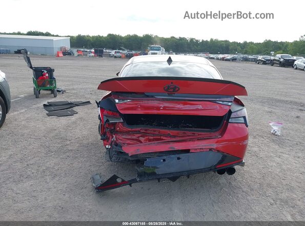 KMHLR4AF2NU231796 2022 HYUNDAI ELANTRA Red 