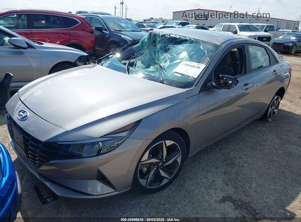 KMHLS4AG2PU437863 2023 HYUNDAI ELANTRA Gray 