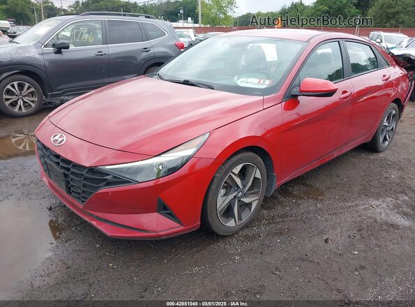 KMHLS4AG7PU388319 2023 HYUNDAI ELANTRA Red Front left