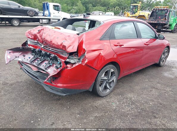 KMHLS4AG7PU388319 2023 HYUNDAI ELANTRA Red Rear right