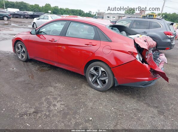 KMHLS4AG7PU388319 2023 HYUNDAI ELANTRA Red Rear left