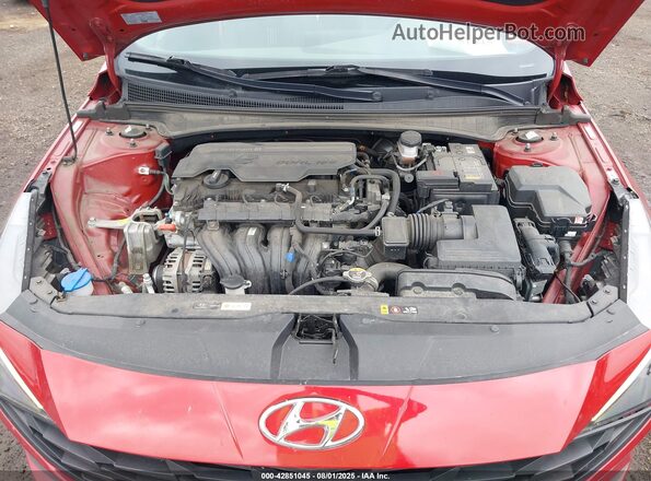 KMHLS4AG7PU388319 2023 HYUNDAI ELANTRA Red Rear view