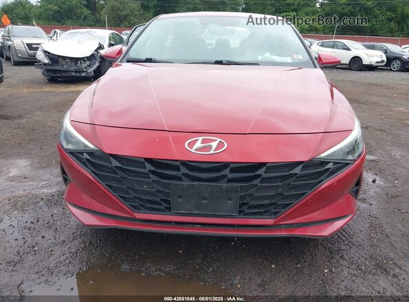 KMHLS4AG7PU388319 2023 HYUNDAI ELANTRA Red Instrument cluster view