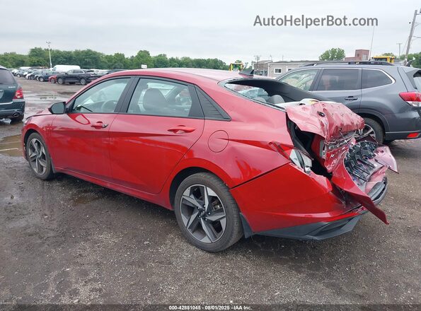 KMHLS4AG7PU388319 2023 HYUNDAI ELANTRA Red Front view