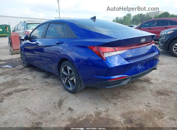 KMHLS4AG7PU564835 2023 HYUNDAI ELANTRA Blue უკანა მარცხენა