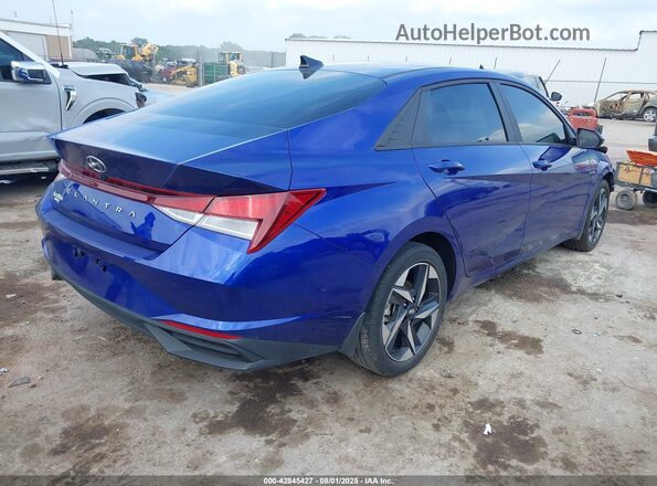 KMHLS4AG7PU564835 2023 HYUNDAI ELANTRA Blue უკანა მარჯვენა