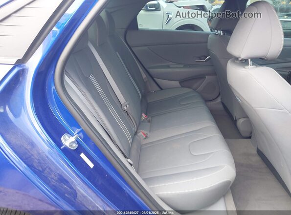 KMHLS4AG7PU564835 2023 HYUNDAI ELANTRA Blue VIN კოდის სტიკერის ხედი
