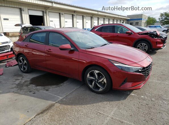 KMHLS4AGXPU633663 2023 HYUNDAI ELANTRA Red 