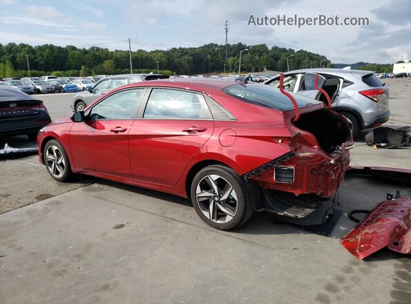 KMHLS4AGXPU633663 2023 HYUNDAI ELANTRA Red 