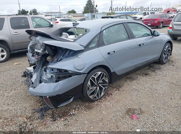 KMHM34AC1RA080145 2024 HYUNDAI IONIQ 6 Gray Հետևի աջ