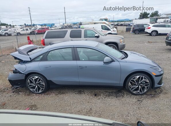 KMHM34AC1RA080145 2024 HYUNDAI IONIQ 6 Gray Սալոնի հետևի տեսք