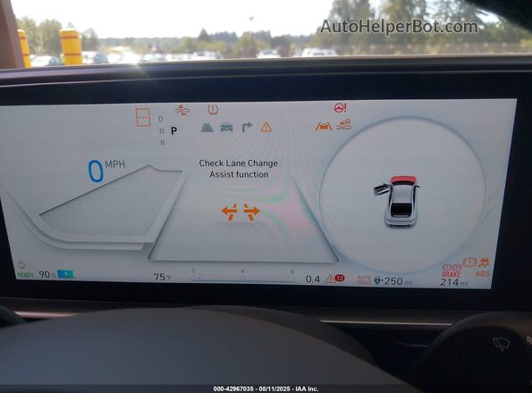 KMHM54AC7SA105209 2025 HYUNDAI IONIQ 6 Gray Widok tylnych siedzeń