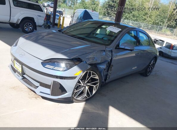 KMHM54AC7SA105209 2025 HYUNDAI IONIQ 6 Gray Przód lewy