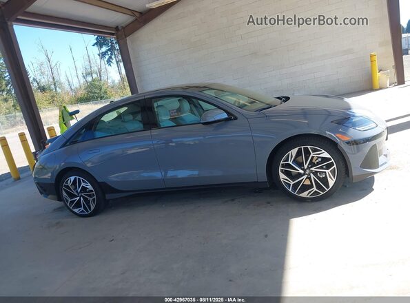 KMHM54AC7SA105209 2025 HYUNDAI IONIQ 6 Gray Widok wnętrza z tyłu