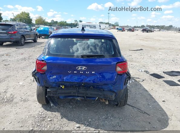 KMHRB8A33MU067078 2021 HYUNDAI VENUE Blue Դիմացի տեսք