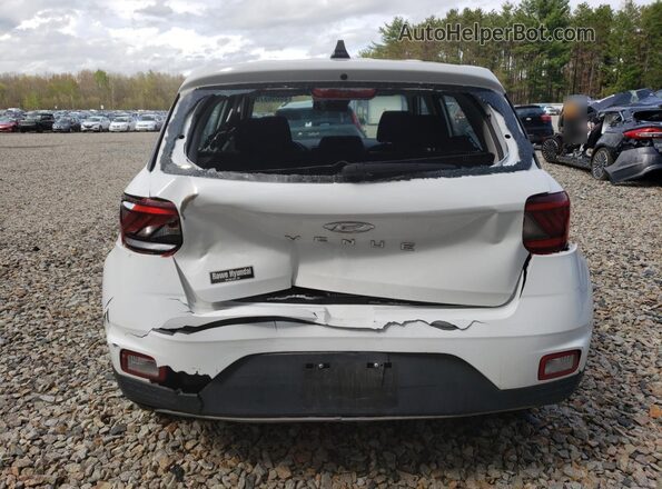 KMHRB8A3XMU084900 2021 HYUNDAI VENUE White Widok z tyłu