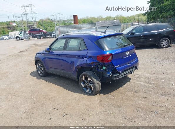 KMHRC8A30PU265862 2023 HYUNDAI VENUE Blue Tył lewy