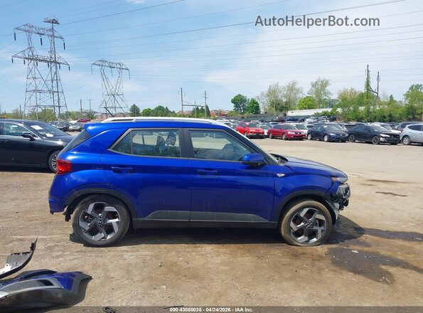 KMHRC8A30PU265862 2023 HYUNDAI VENUE Blue Widok wnętrza 360 stopni