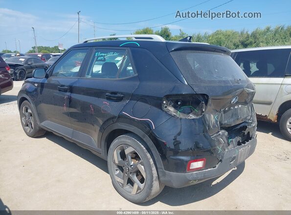 KMHRC8A34MU079804 2021 HYUNDAI VENUE Черный Задняя левая четверть
